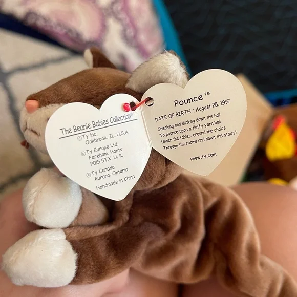 Ty pounce beanie baby